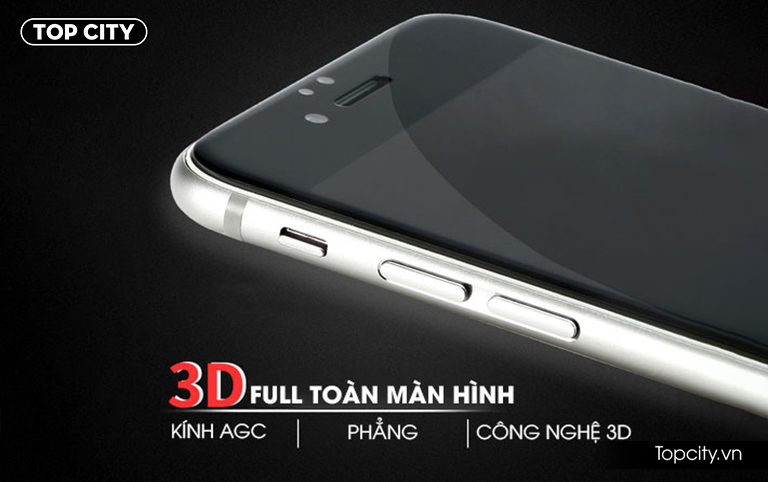 Kính cường lực iPhone 8 full màn hình 3D siêu mỏng 0.3mm 7